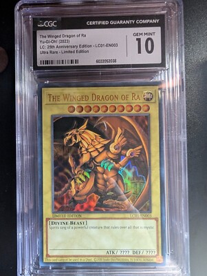 The Winged Dragon of Ra (25th Anniversary Edition) LC01-EN003 Legendary...-image