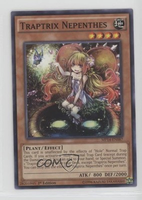 Traptrix Nepenthes 1st Ed. YuGiOh Mega-Tins Mega Pack #MP14-EN087 q5p-image