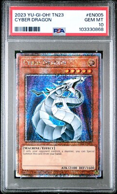 Cyber Dragon - PSA 10 - TN23-EN005 - Quarter Century Secret Rare - Yugioh-image