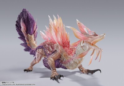 BANDAI Monster Hunter Series S.H.MonsterArts Mizutsune Action Figure 12-in-image