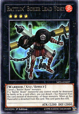 Battlin' Boxer Lead Yoke MP14-EN027 Yu-Gi-Oh! Light Play 1st Edition -image