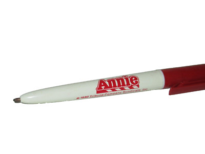 Vintage 1982 Annie Movie Pen Columbia Pictures Tribune Company Syndicate-image