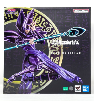 S.H.MonsterArts Yu-Gi-Oh! Dark Magician TAMASHII NATIONS Bandai Japan New-image