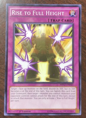 Rise To Full Height MP17-EN043 YuGiOh! TRAP Mega Pack 2017 1st Ed Near Mint x1-image