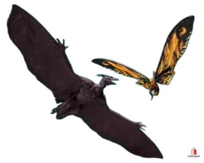 S.H.MonsterArts Mothra (2019) & Rodan (2019) Tamashii Web Figure #165-image