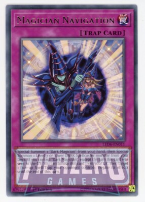 Yugioh Magician Navigation LED6-EN011 Rare 1st Edition NM/LP-image