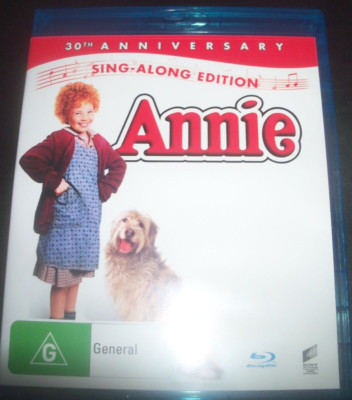 Annie - 30th Anniversary SING-ALONG EDITION (Aust All Region) Bluray – Like New-image
