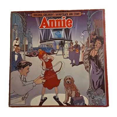 Vnt Annie Original Children Soundtrack & Story Record Gatefold Columbia 1982-image
