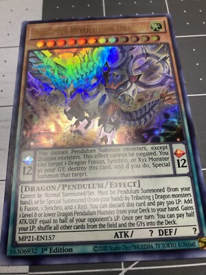 Yu-Gi-Oh! TCG Odd-Eyes Revolution Dragon 2021 TiN of Ancient Battles Mp21-En157-image