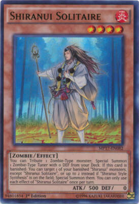 Yu-Gi-Oh! - Shiranui Solitaire  (MP17-EN082) - 2017 Mega-Tins - Ultra Rare - NM-image
