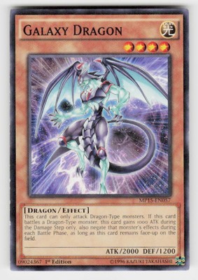 2015 Mega-Tins Mega Pack #MP15-EN057 Galaxy Dragon 1st Edition-image