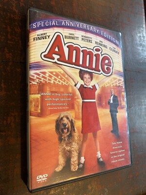 Annie (Special Anniversary Edition, Full Screen DVD).Fast Free Shipping Included-image