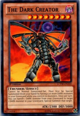 The Dark Creator LCYW-EN210 Legendary Collection 3 1st Edition Yugioh LP-image