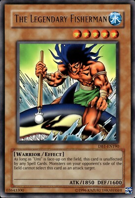 The Legendary Fisherman - Rare DB1-EN190 - LP - YuGiOh-image