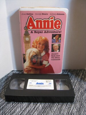 VHS Tape - Columbia TriStar - Annie - A Royal Adventure - White Clamshell - 1995-image