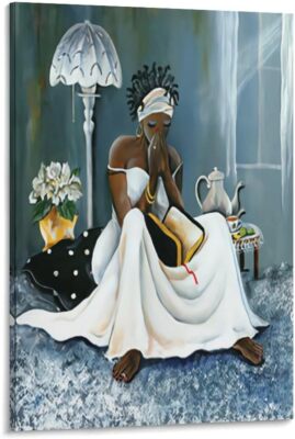 Annie Lee Art Poster My Cup Runneth Over Gifts Canvas Painting Poster Wall Art-image