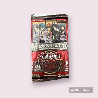 Legendary Collection 2 GX Mega Pack Booster Pack Yugioh New Sealed Vintage Rare!-image