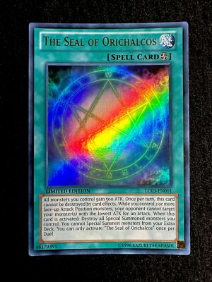 🔥 YUGIOH • THE SEAL OF ORICHALCOS • ULTRA RARE • LC03-EN001 • LIMITED • NM 🔥-image