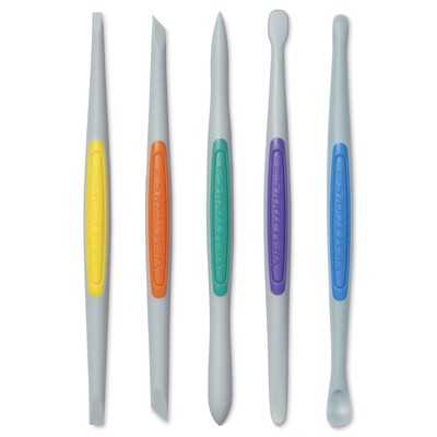 Silicone Clay Finishing Tools 5 Piece Set Flex-Firm, Size Small-image