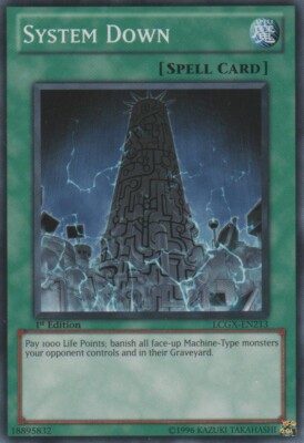 Yugioh! LP System Down - LCGX-EN213 - Common - Unlimited Edition Lightly Played,-image
