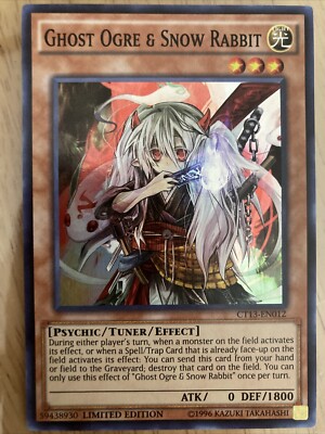 Yu-Gi-Oh! TCG Ghost Ogre & Snow Rabbit 2016 Mega-Tins CT13-EN012 Limited Edition-image