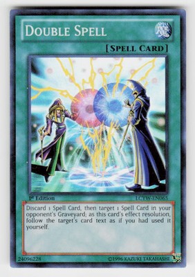Legendary Collection 3: Yugi's World #LCYW-EN065 Double Spell 1st Edition-image