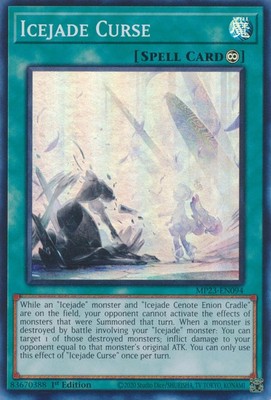 25th Anniversary Tin: Dueling Heroes Mega Pack #MP23-EN094 Icejade Curse-image