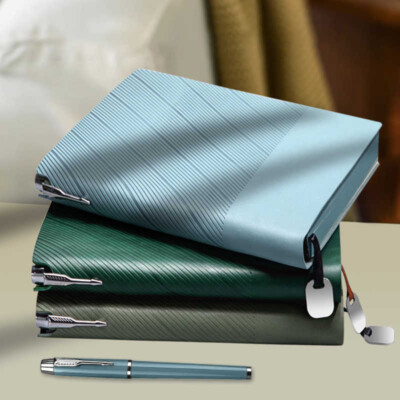 Thick 360 Pages PU Leather Journal A5 Notebook Lined Paper Writing Diary Planner-image