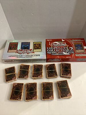 Lot Of Yugioh Cards With Legendary Collection 1-2 Box -image