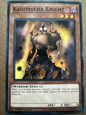 Yu-Gi-Oh Legendary Hero Decks - Kagemucha Knight LEHD-ENC10 - 1st Edition-image