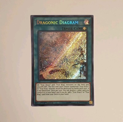 Dragonic Diagram Secret Rare MP18-EN015 2018 Mega-Tins Mega Pack -image