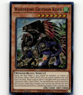 Yugioh Wandering Gryphon Rider 25th Anniv. Tin: Dueling Heroes Mega Pack-image