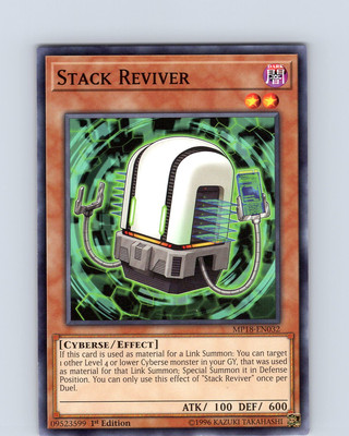 Yu-Gi-Oh TCG Stack Reviver MP18-EN032 1st Edition Common Card NM-image