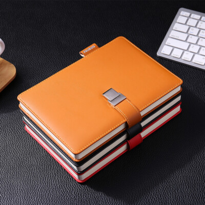 200 Pages PU Leather ournal A6/A5 Notebook Lined Paper Writing Diary Planner-image