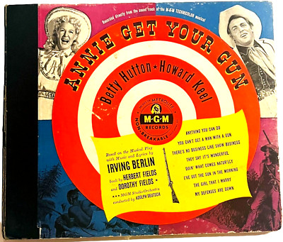 ANNIE GET YOUR GUN - 4 Record Set - Betty Hutton & Howard Keel - MGM Records-image