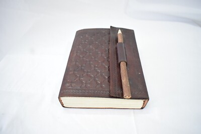Leather Sketchbook Gift Artist, Personalized Journal Christmas Gift pack of 2-image