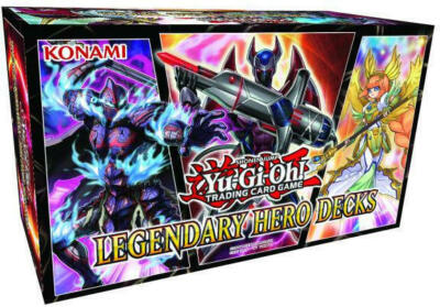 Yu-Gi-Oh! LEGENDARY HERO DECKS Box Set | 3 Decks, Factory Sealed!-image