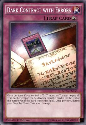 Yu-Gi-Oh! Dark Contract with Errors MP16-EN155 Common 1st Edition NM-image