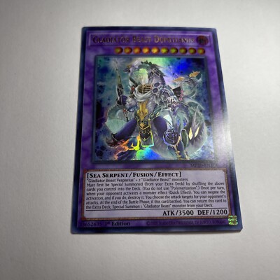 Gladiator Beast Domitianus x1 Yu-Gi-Oh! 2020 Mega-Tin MP20-EN165 Ultra Rare-image