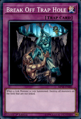 1st ed Break Off Trap Hole super rare MP18-EN085 Yugioh-image