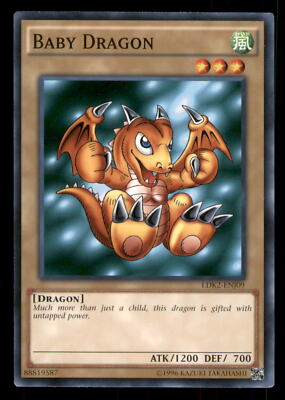 Yugioh Baby Dragon #LDK2-ENJ09 Legendary Decks II LP-image