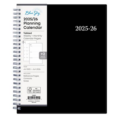 2025-2026 Academic Planner Calendar Weekly & Monthly 7