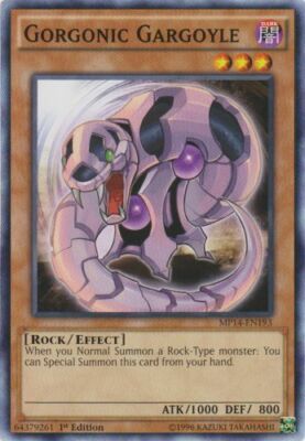 Gorgonic Gargoyle - MP14-EN193 - Common - 1st Edition x1 - Lightly Played-image