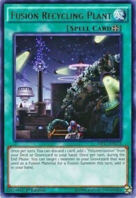 YUGIOH Fusion Recycling Plant   MP17-EN173 RARE 1st Edition NM-image