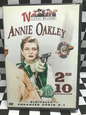 Annie Oakley TV Classic Westerns 2-DVDs 10 Episodes Gail Davis Jimmy Hawkins-image