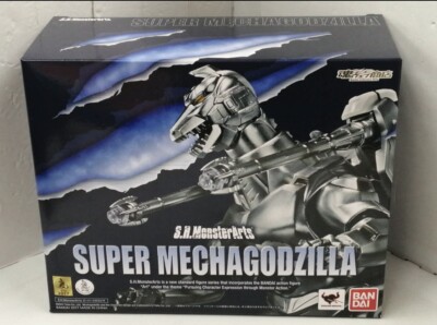 BANDAI S.H.MONSTERARTS SUPER MECHAGODZILLA Unopened Japan-image
