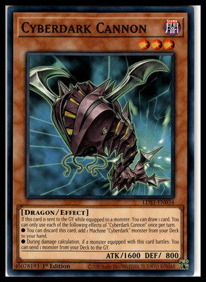 Legendary Duelists: Season 1 #LDS1-EN034 Cyberdark Cannon-image