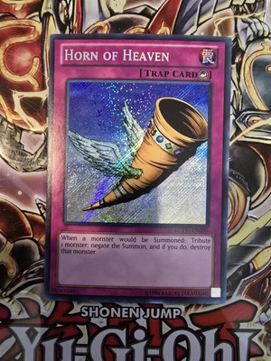 | Yugioh Horn of Heaven LCYW-EN090 Secret RareYugi World  NM 🔥 |-image