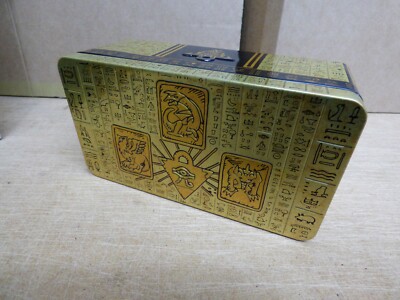 1x Yu-Gi-Oh! Mega Tin 2022 Tin of the Pharaoh's Gods EMPTY Card Storage (BR616)-image