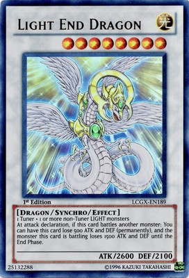 Yu-Gi-Oh 1st Ed. Light End Dragon Legendary Collection 2 LCGX-EN189 Unlimited LP-image